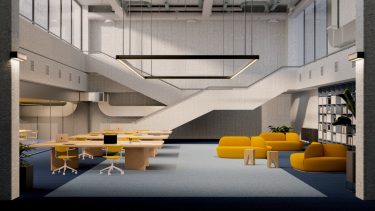 MODULYSS Office Carpet Tile Collection Textura 517, 592
