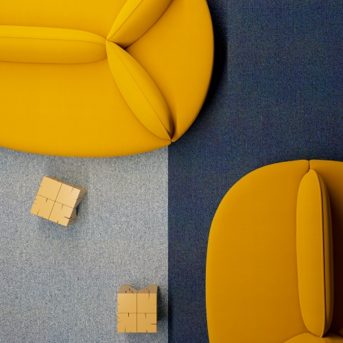 MODULYSS Detail Shot Office Carpet Tile Collection Textura 517, 592