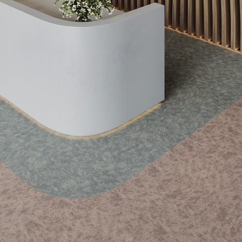 MODULYSS Detail Lobby Office Building Carpet Tile Collection Lume